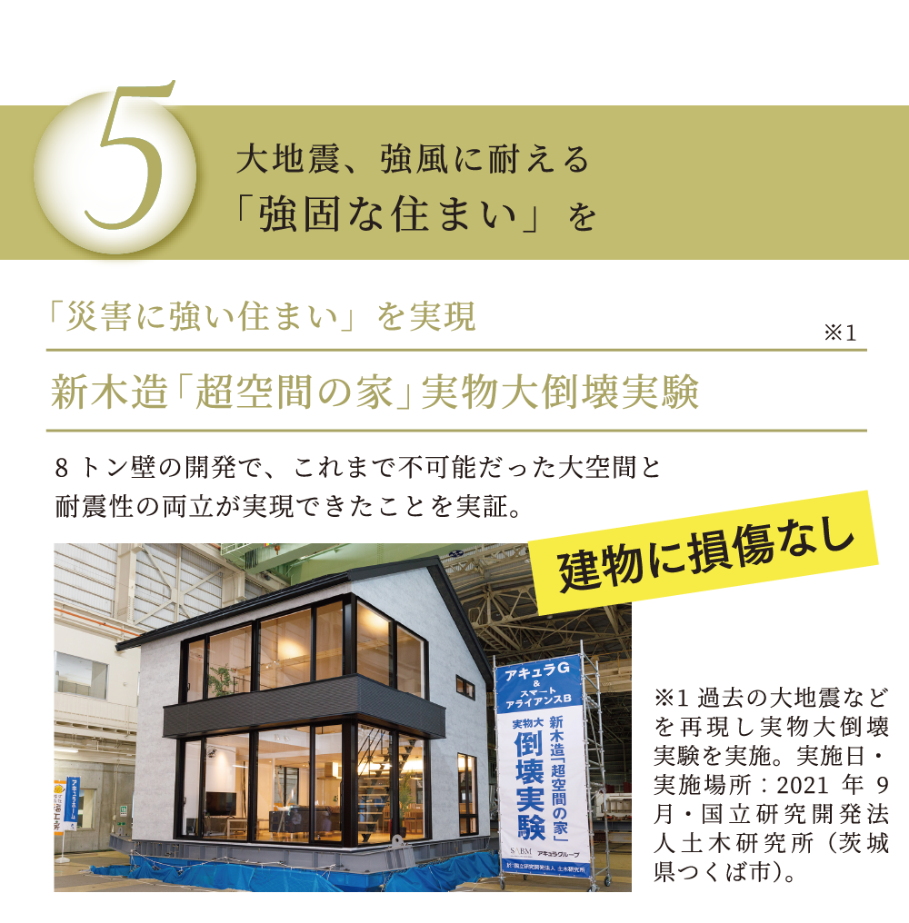 「強固な住まい」